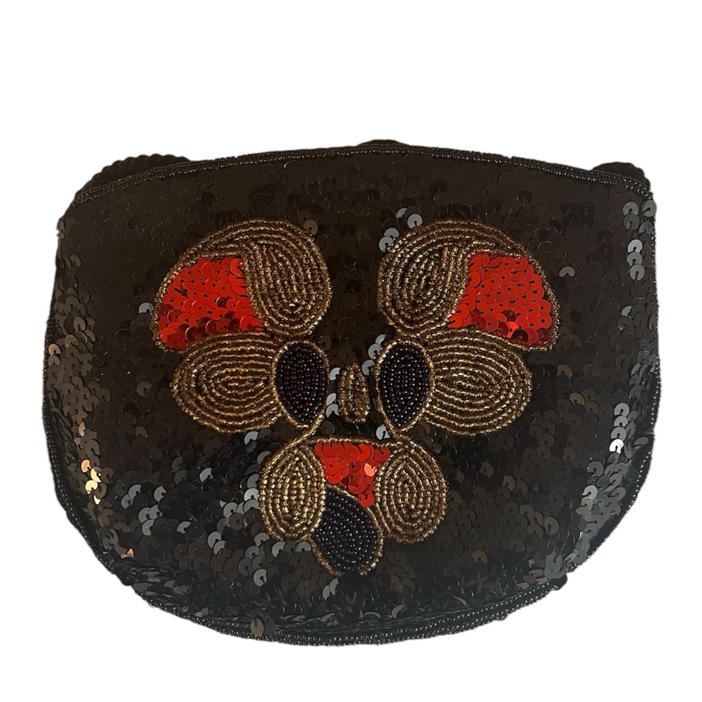 Beautiful Beaded Sequined Vintage Handbag